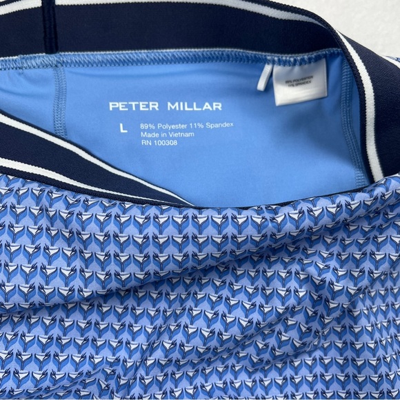 Peter Millar Women’s Carner Martinis Print Skort Blue Large Spandex Polyester - Picture 8 of 11